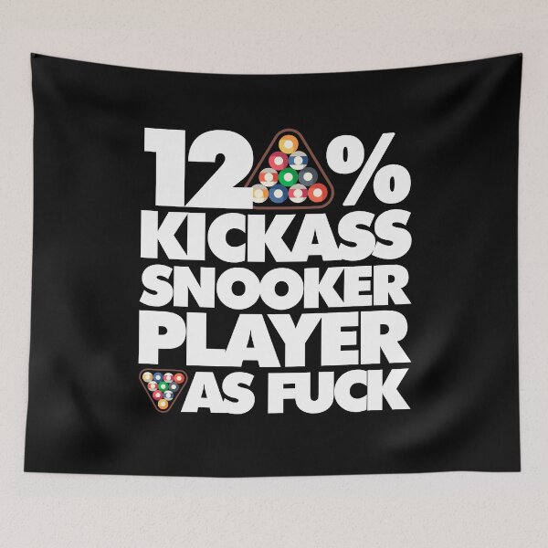 Item preview, 120% Kickass Snooker Player AF Funny  designed and sold by elhefe.
