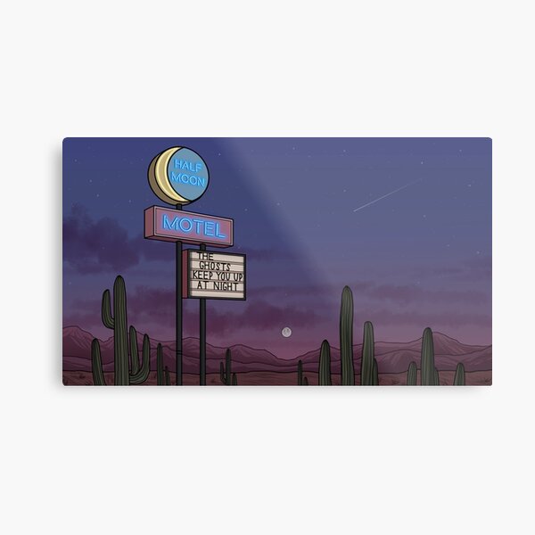 Ghost Motel Metal Print