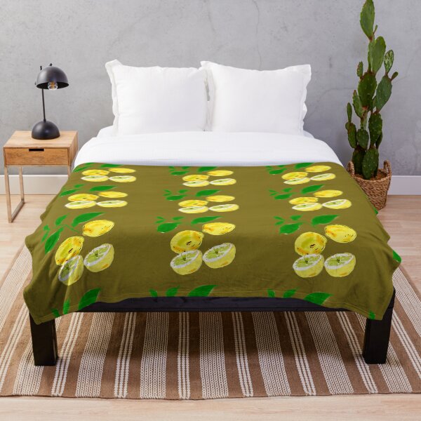 Item preview, lemon throw Blanket designed and sold by NagVani.