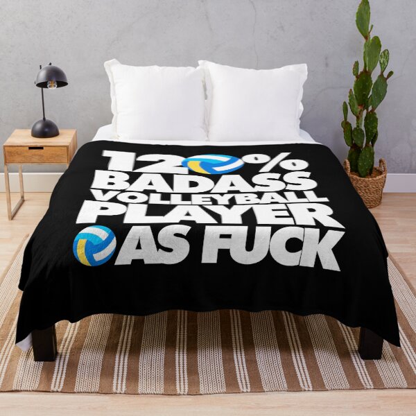 Item preview, 120% Badass Volleyball Player AF Funny designed and sold by elhefe.