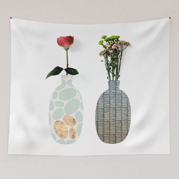 Item preview, Modern Home IV a fresh take on floral art designed and sold by Glimmersmith.