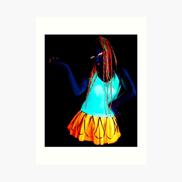 Experimenting with UV Art Print