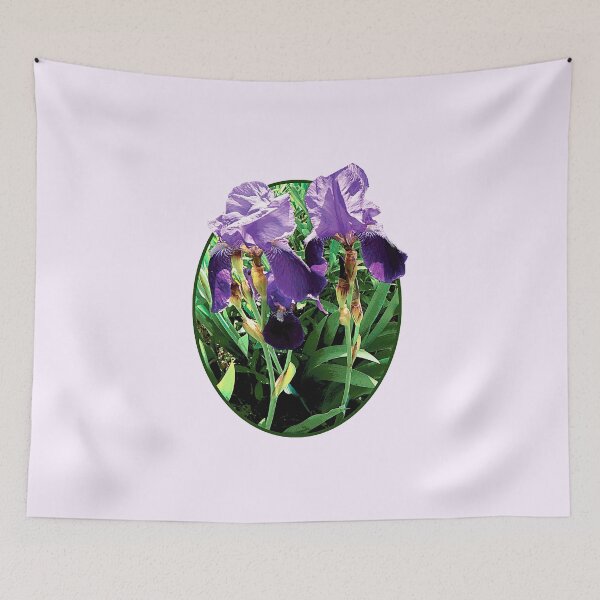 Item preview, Twin Purple Irises designed and sold by Susan Savad.