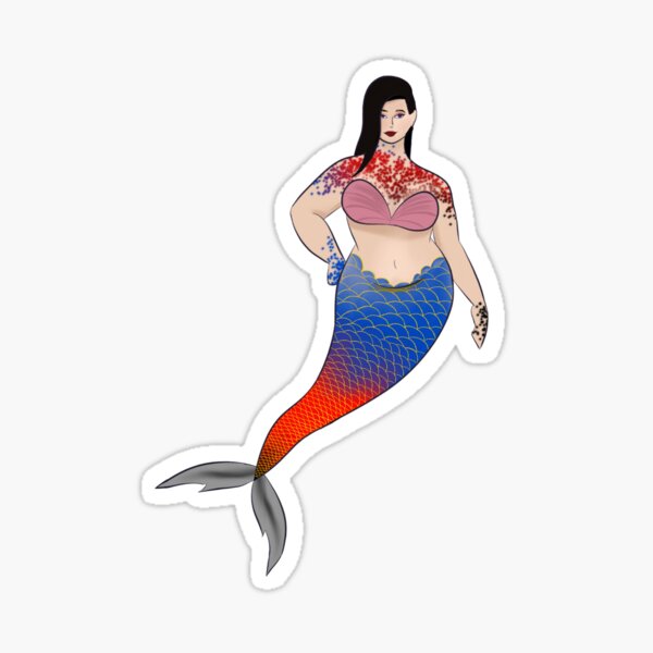 LGBT Mermaids (Polyamory Flag) Sticker