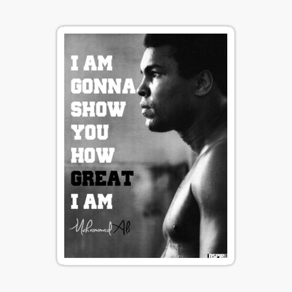 Muhammad Ali Sticker