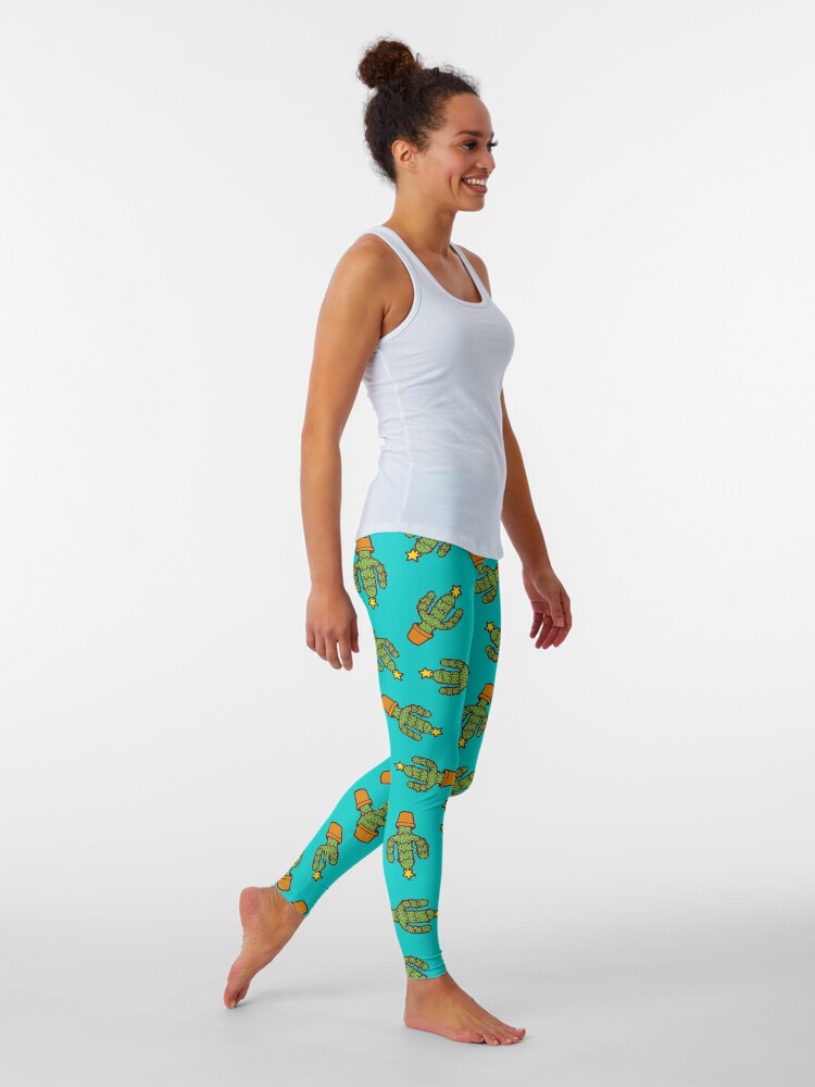 Christmas deals cactus leggings