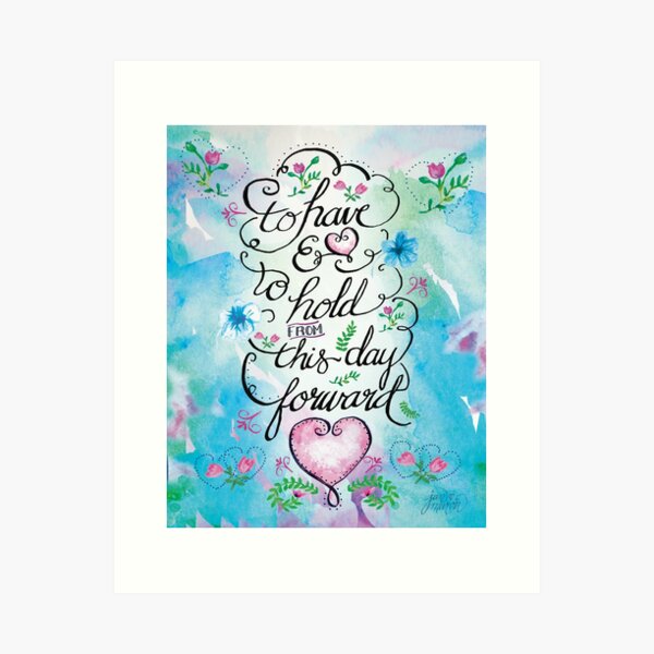 To Have and to Hold by Jan Marvin Art Print