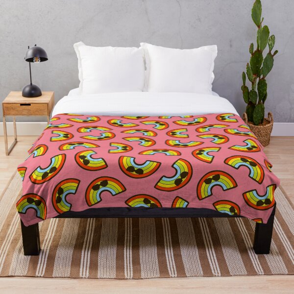 Cool Rainbow Pattern Throw Blanket