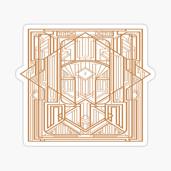 Item preview, Art Deco Vintage Retro A Sleeper`s Dream Of 3RD Eye Spiral Geometric Abstract designed and sold by 108dragons.