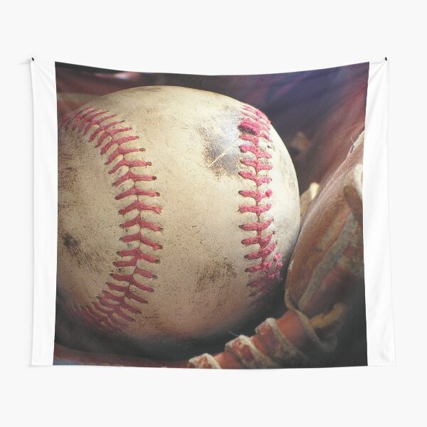 Baseball and Glove Tapestry