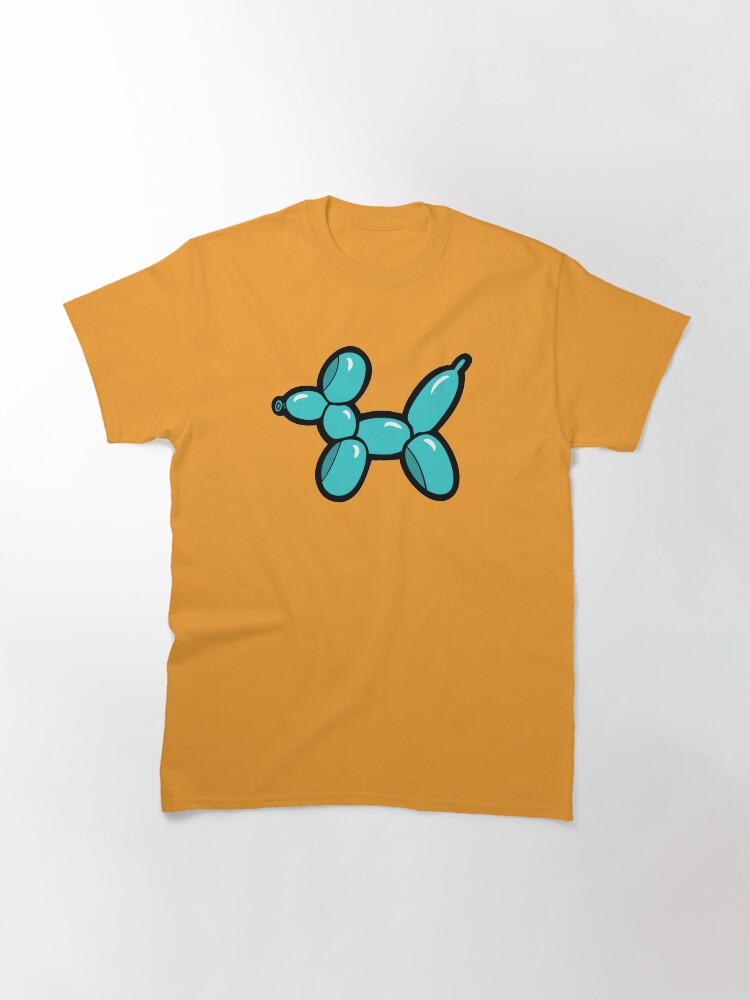Alternate view of Balloon Animal Dogs Pattern in Coral Classic T-Shirt