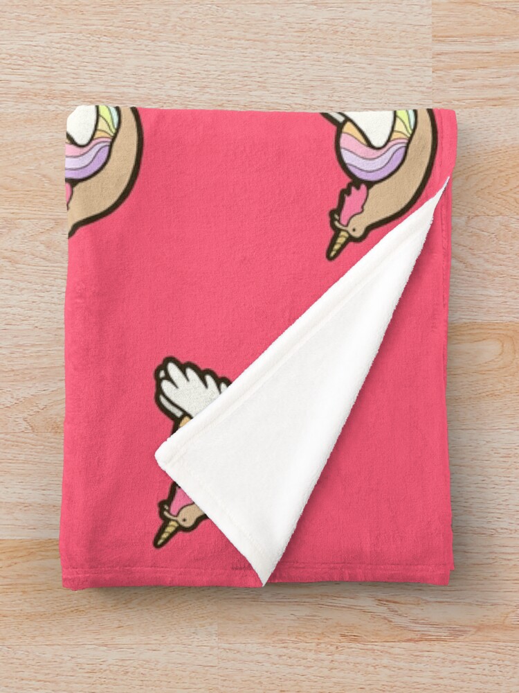 Alternate view of Snailicorn Throw Blanket