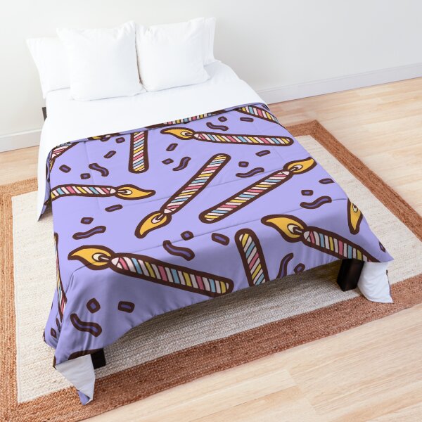 Celebration Candles Pattern Comforter