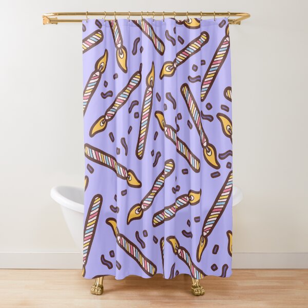 Celebration Candles Pattern Shower Curtain