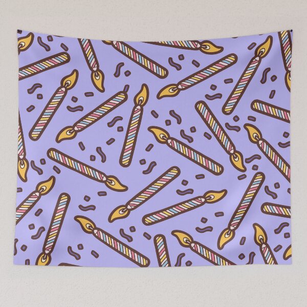 Item preview, Celebration Candles Pattern designed and sold by evannave.