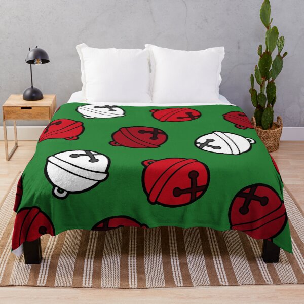 Item preview, Jingle Bells Christmas Pattern in Red, White and Green designed and sold by evannave.
