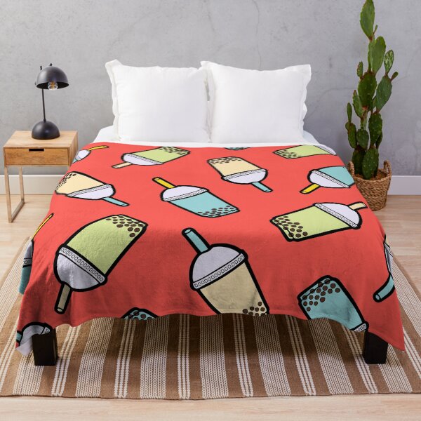 Item preview, Bubble Tea Pattern in Red designed and sold by evannave.