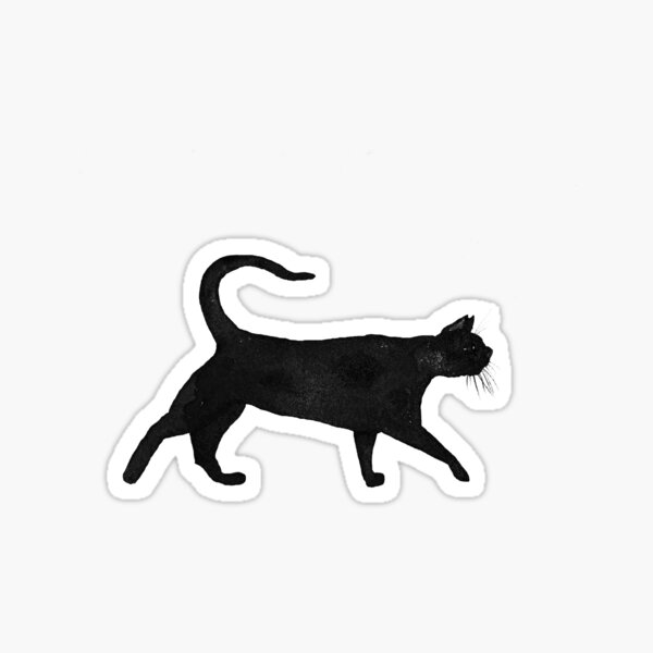 lucky-black-cat-sticker-for-sale-by-dbarker-redbubble