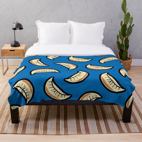 Gyoza Dumpling Pattern Throw Blanket
