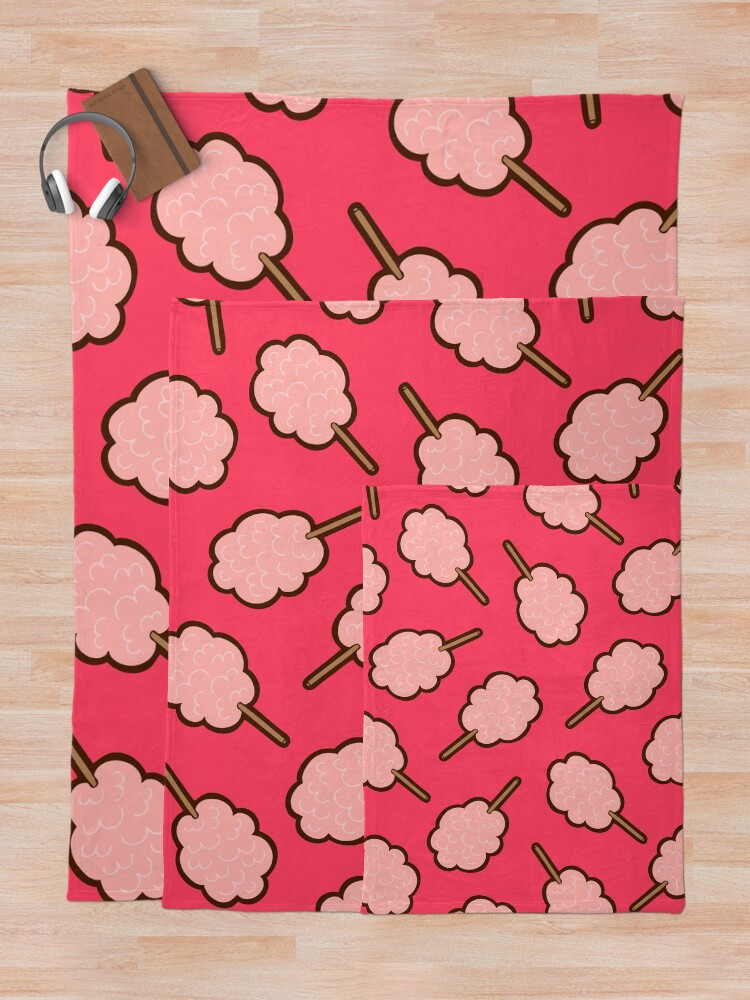 Alternate view of Cotton Candy Pattern Throw Blanket