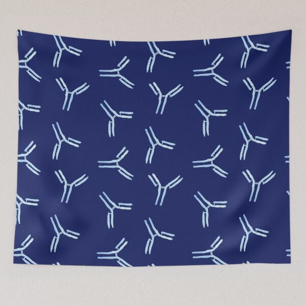 Item preview, Watercolor Antibody Pattern designed and sold by Hodgepodge Bricolage.