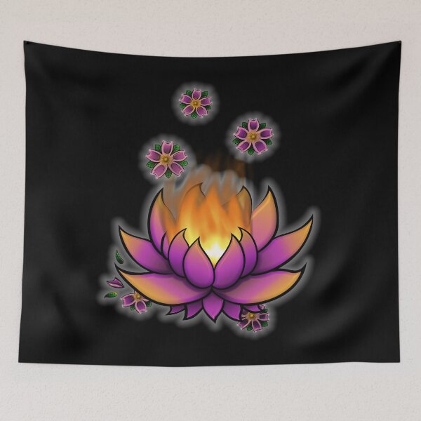 Item preview, Flaming Lotus designed and sold by Dextra Hoffman.