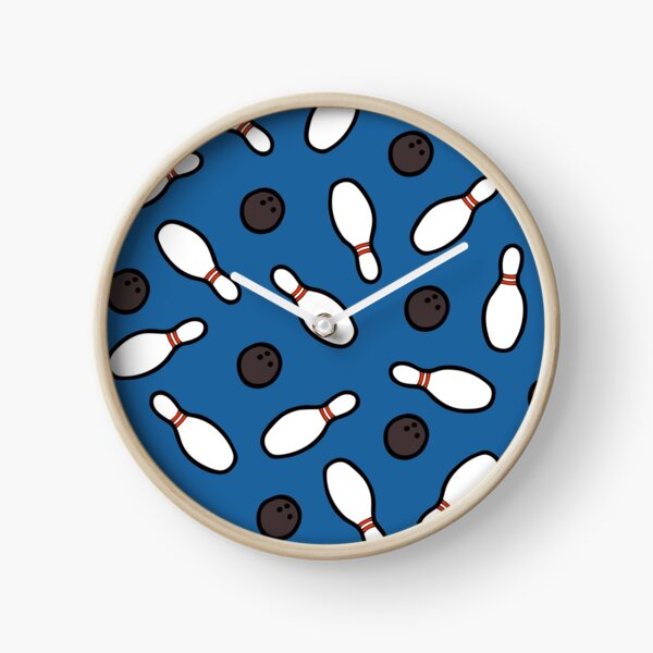 Bowling for Pins Pattern Clock