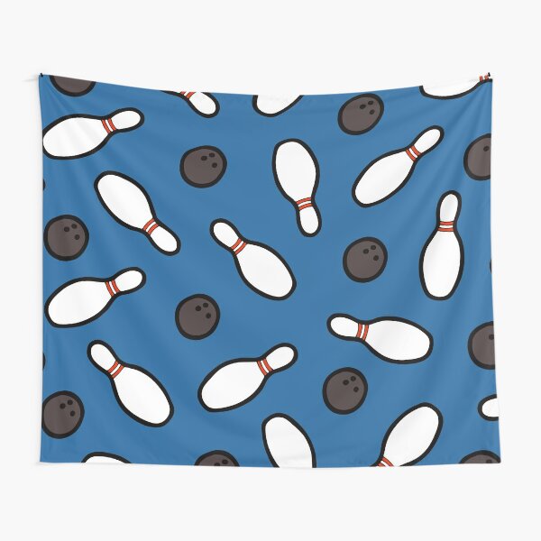 Bowling for Pins Pattern Tapestry