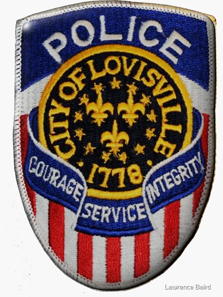 Louisville Police Sticker for Sale by Lawrence Baird