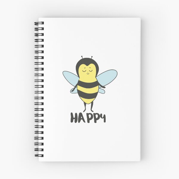 Item preview, Bee Happy Funny Cute Bee T-Shirt designed and sold by DreamyPanda.