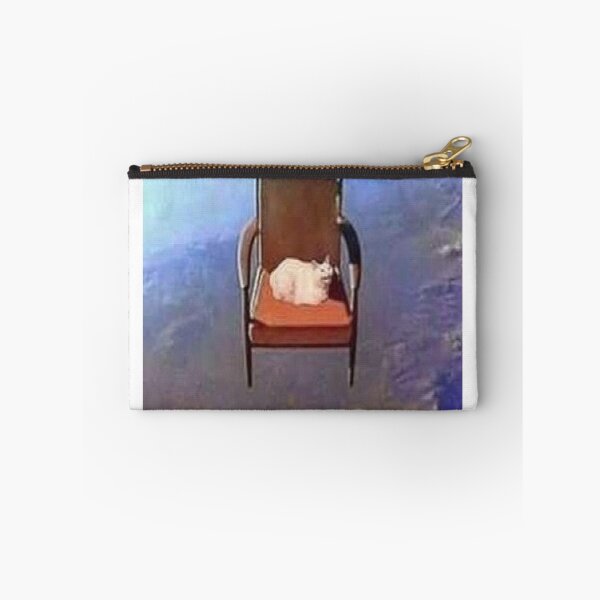 Item preview, Grimacing cat in a chair over earth designed and sold by Mr. Meatball.
