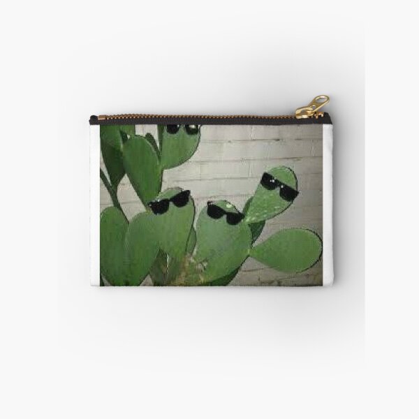 Item preview, Cacti with Sunglasses low-resolution meme cursed image designed and sold by Mr. Meatball.
