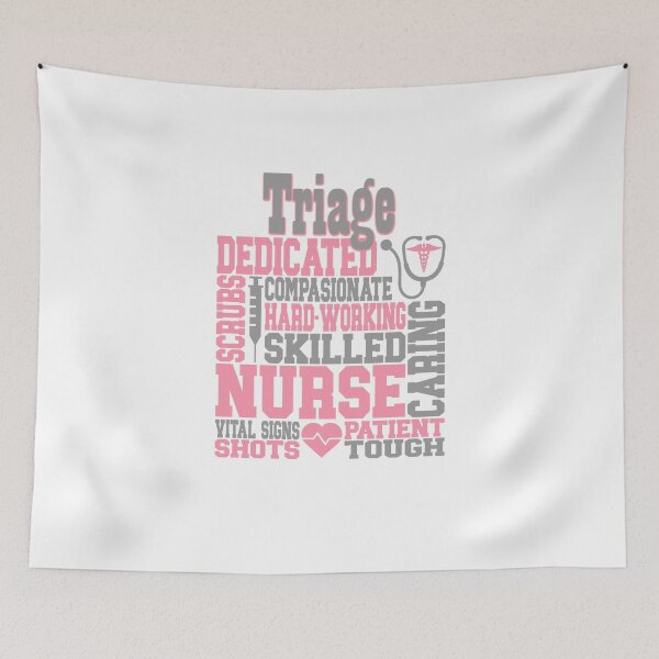 Item preview, Triage Nurse Scrubs ER OR Night Shift Nurse designed and sold by wordsonly.