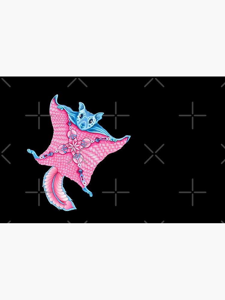 Thumbnail 4 of 4, Zipper Pouch, Flying Squirrel Totem designed and sold by Free-Spirit-Meg.