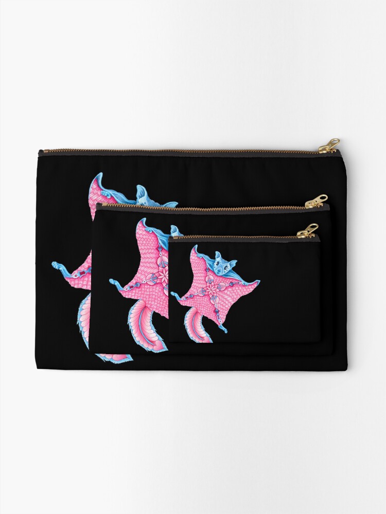 Thumbnail 2 of 4, Zipper Pouch, Flying Squirrel Totem designed and sold by Free-Spirit-Meg.