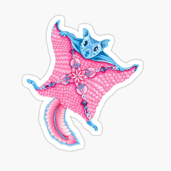 Flying Squirrel Totem Sticker