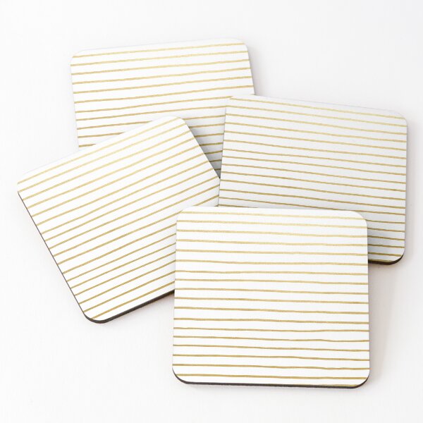 Item preview, Gold Parisian Stripe Pattern designed and sold by evannave.