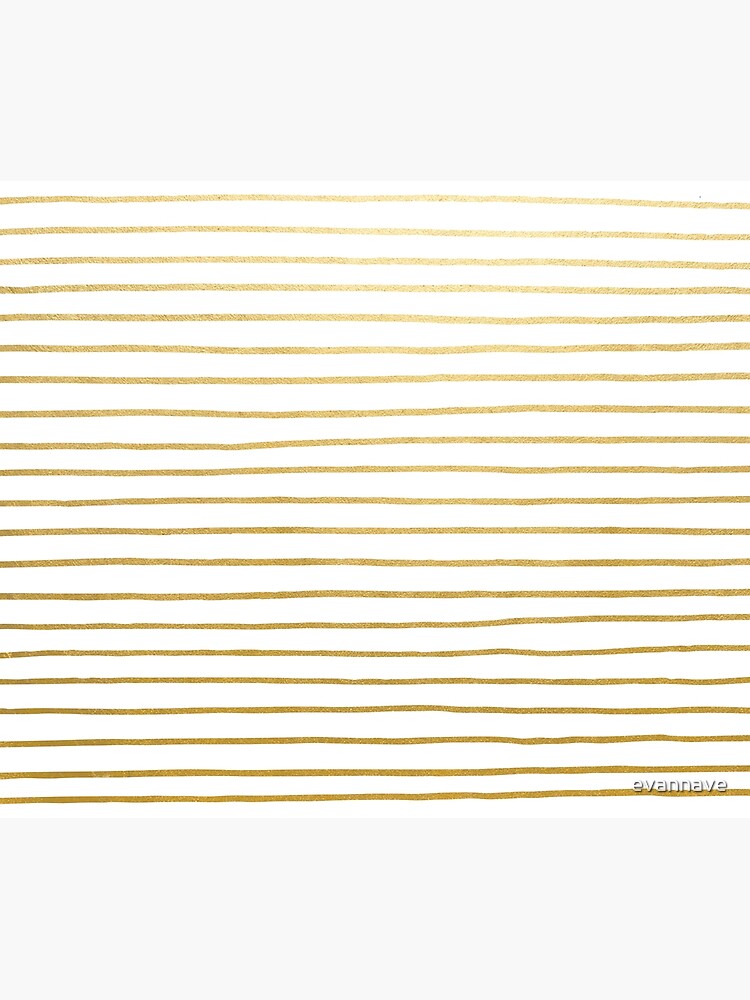 Gold Parisian Stripe Pattern by evannave