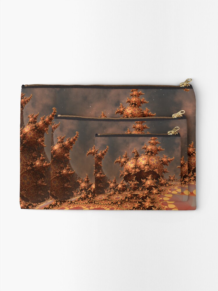 Thumbnail 2 of 4, Zipper Pouch, Slippery Slope designed and sold by aureliuscat.