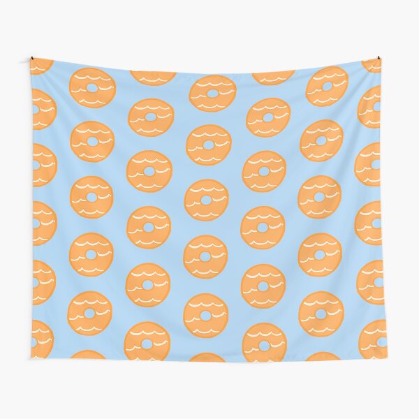 Orange Party Ring Biscuit Tapestry