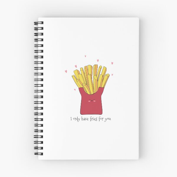 Item preview, I Only Have Fries For You - Cute French Fries Shirt designed and sold by DreamyPanda.