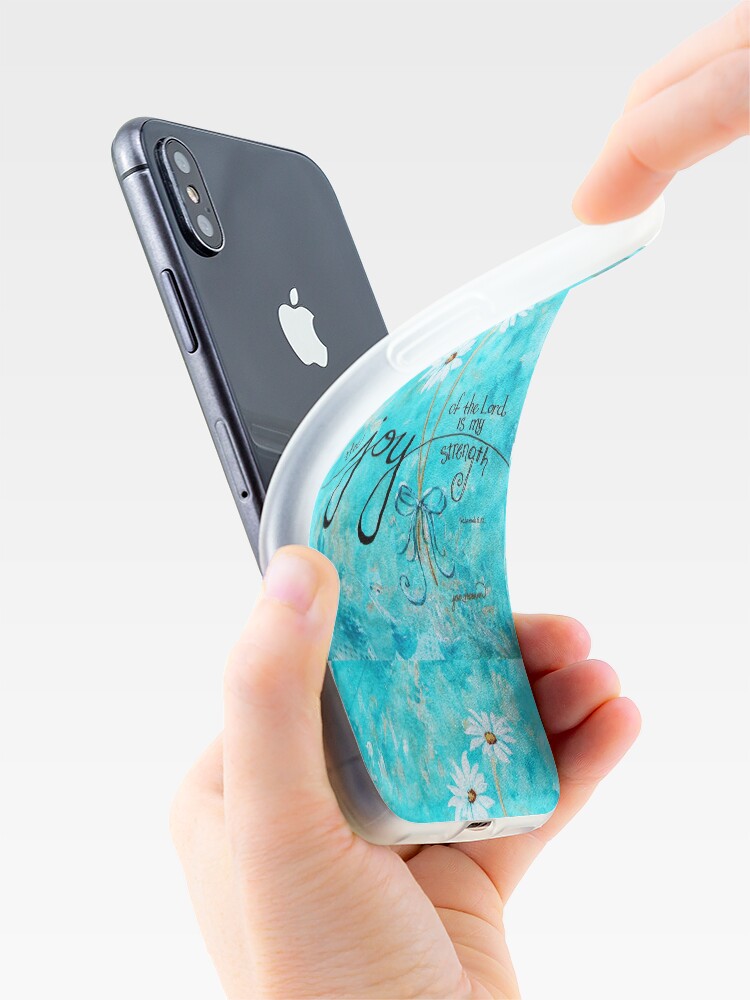 Thumbnail 4 of 5, iPhone Case, The Joy of the Lord is my Strength by Jan Marvin designed and sold by Jan Marvin.