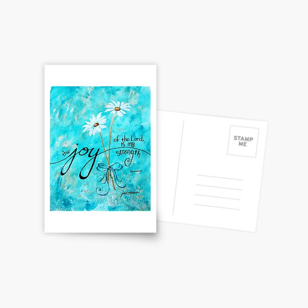 The Joy of the Lord is my Strength by Jan Marvin Postcard