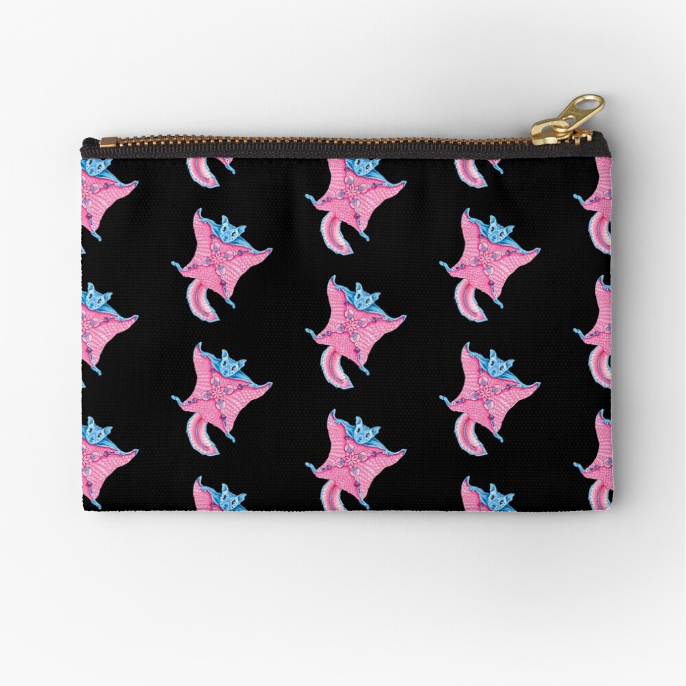 Flying Squirrel Pattern Zipper Pouch