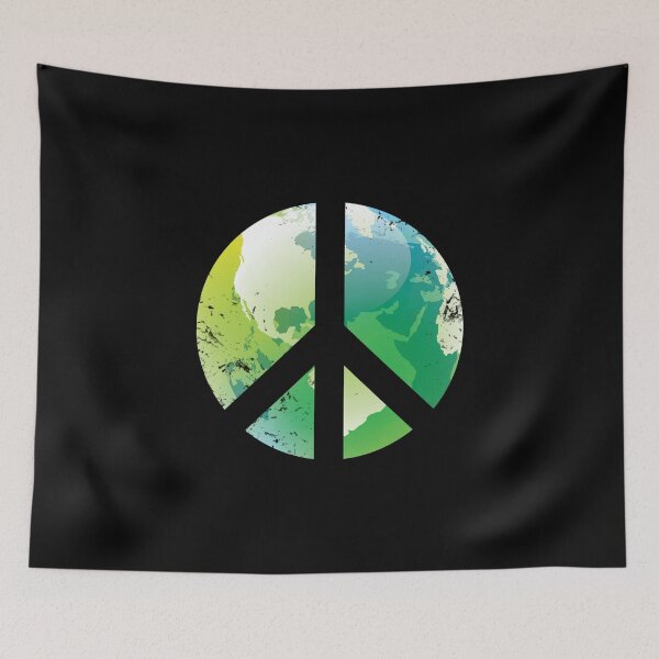 Item preview, Globe product Peace On Earth Sign  Cute Kindness Design designed and sold by stuch75.