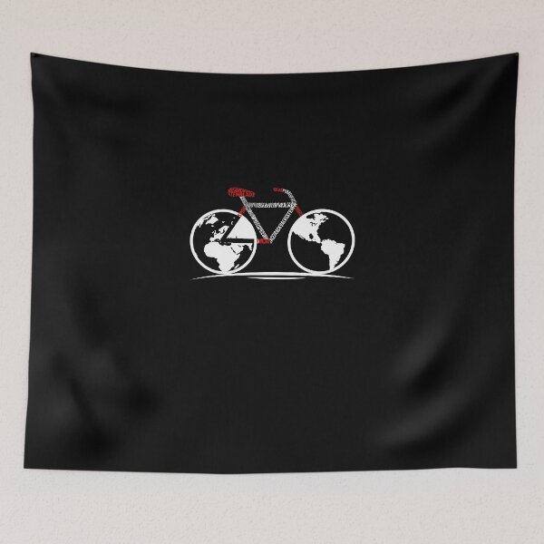 Item preview, product Bicycle   Cool Gifts For Cyclers  Globe Earth Bike Design designed and sold by stuch75.