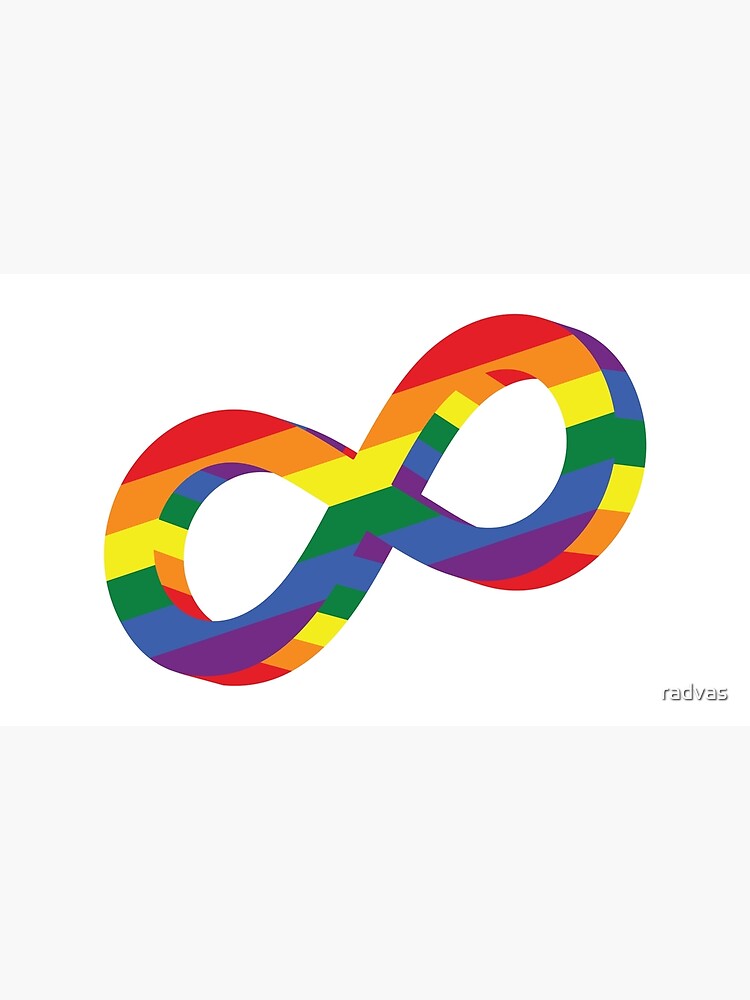 Lgbtqia Infinity Sign Poster For Sale By Radvas Redbubble