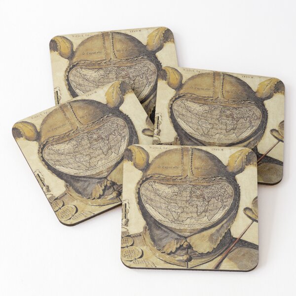 Item preview, Crazy World antique French joker, court jester map designed and sold by Glimmersmith.
