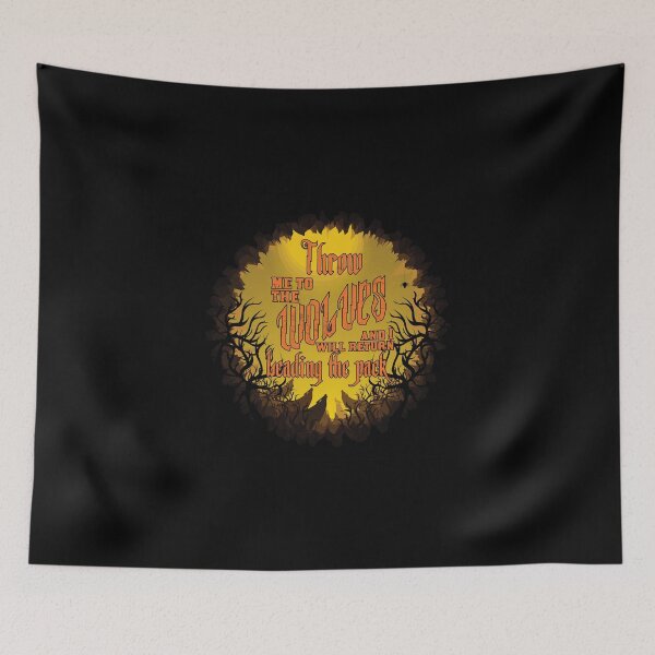 Item preview, product Wolf - Throw Me to the and I Will Return - Collectible Wildlife Gifts designed and sold by stuch75.