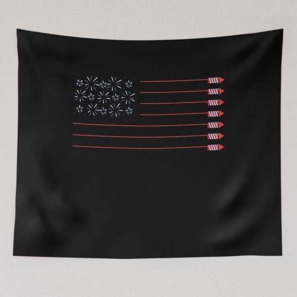 Item preview, Fireworks USA Flag designed and sold by ChiChingTees.